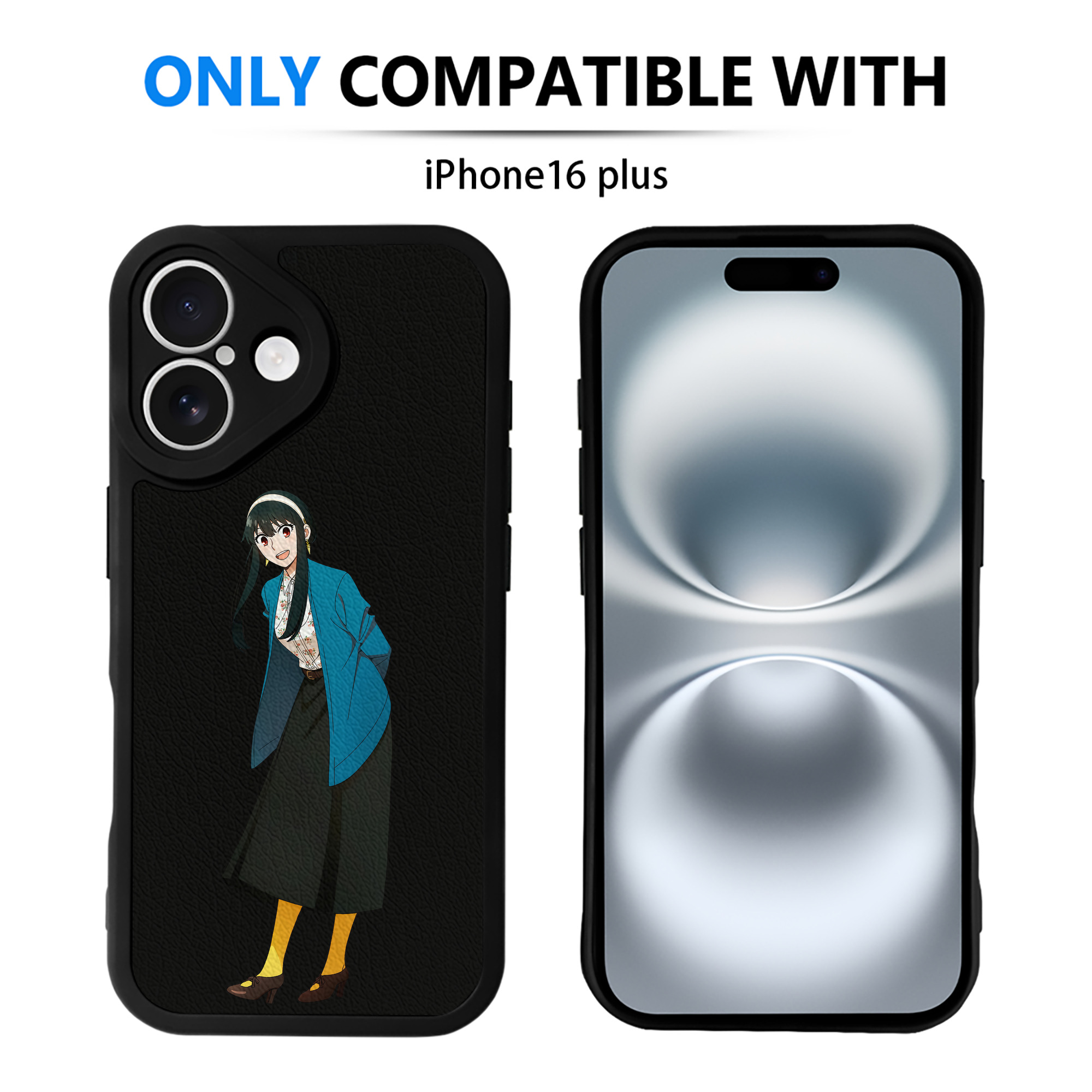 （画像用） SPY×FAMILY间谍家家酒 【iPhone 16シリーズ対応】シリコンスマホケース（レザー調） 材質：シリコン
